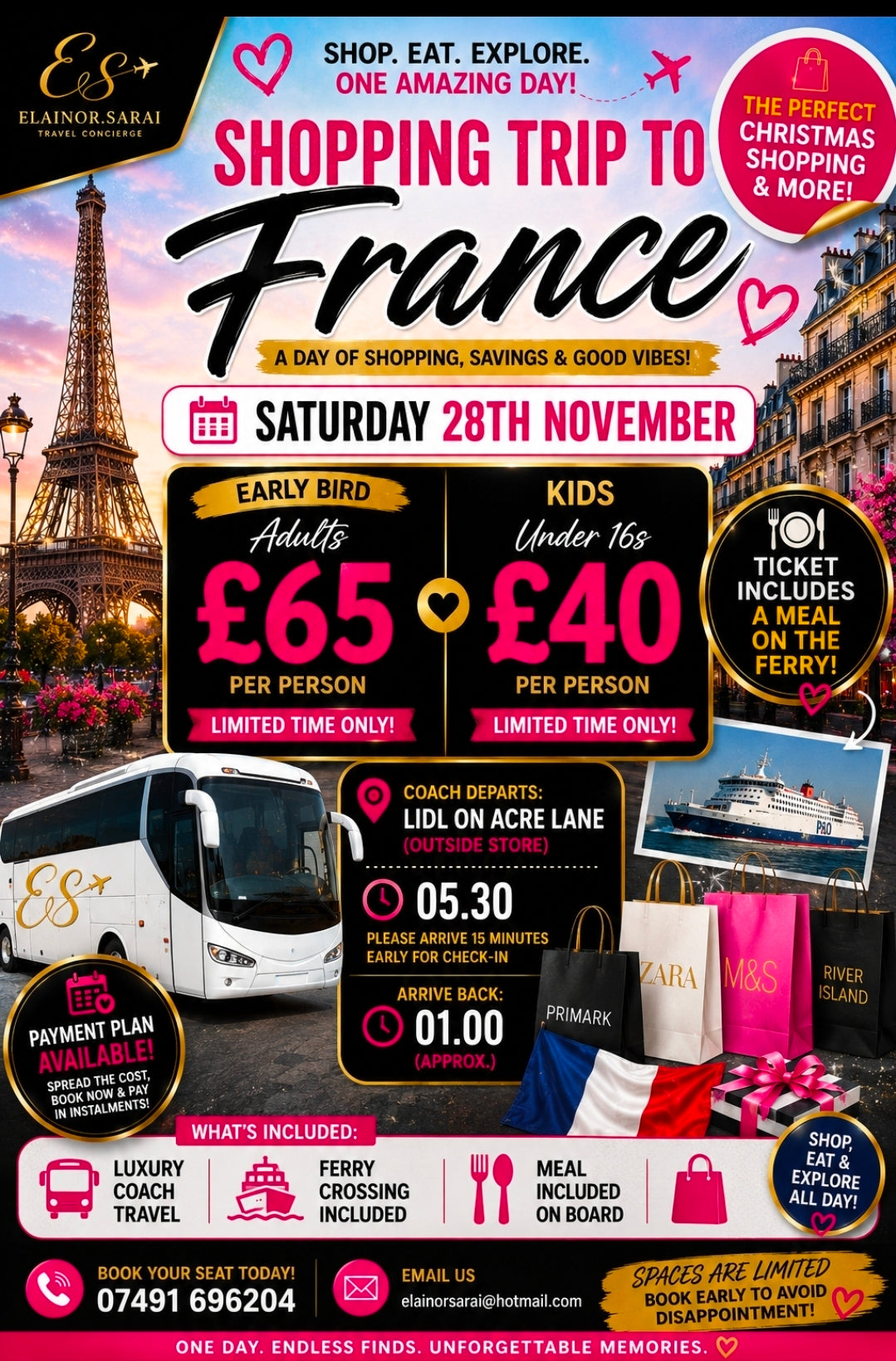 Shopping Trip to France Child