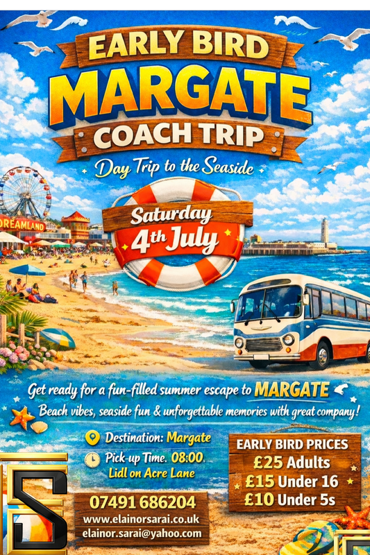 Margate Beach Trip- Under 5s