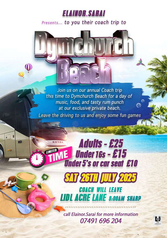 Coach trip to Dymchurch Beach