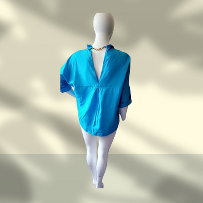 Blue chain shirt